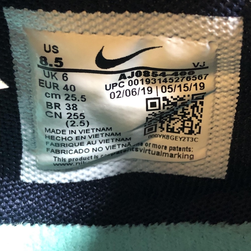 Nike Zoom Rival XC Shoes Womens 8.5 Blue Running Track Spikes AJ0854-400 - Picture 11 of 16